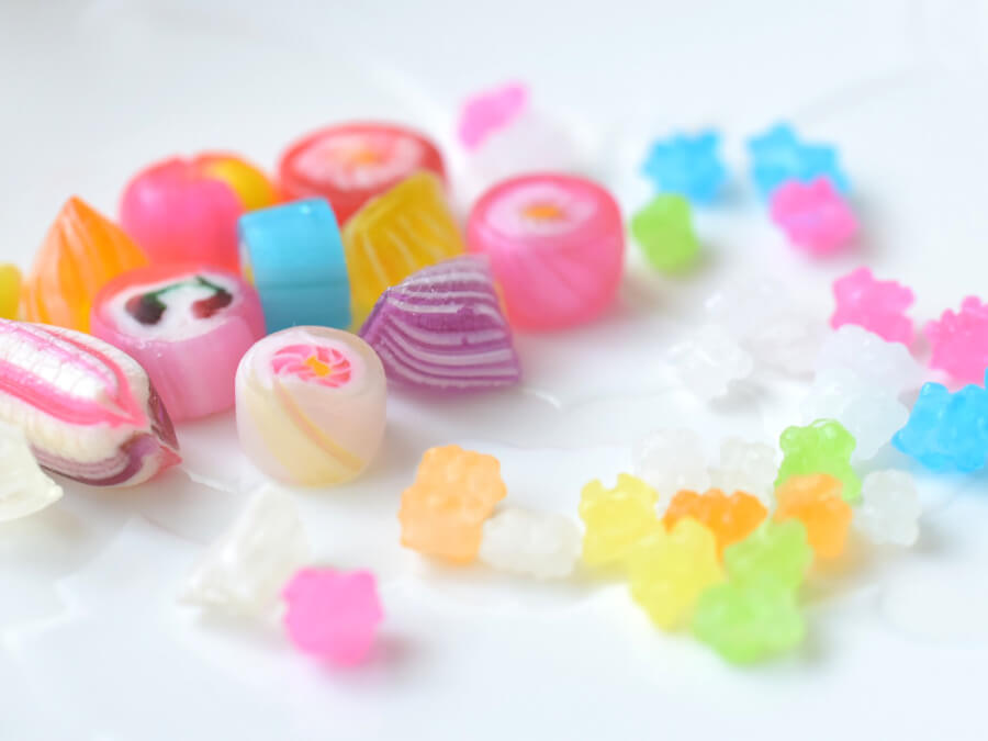 たくさんの飴玉